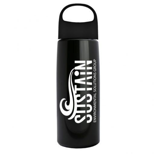 26 oz Metalike Flair Bottle with Oval Crest Lid