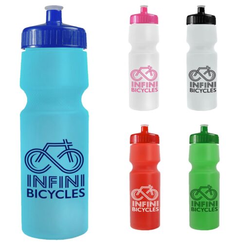 24 Oz. Venture Bike Bottle w/Pushpull lid