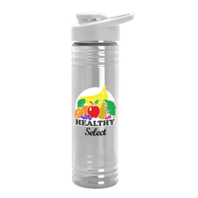 24 Oz. Slim Fit Water Bottles w/Drink-Thru Lid - Digital