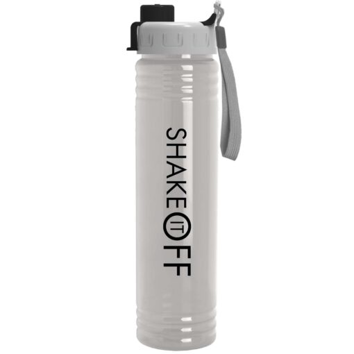 The Adventure - 32 Oz. Transparent Bottle With Quick Snap Lid Made With Tritan Renew