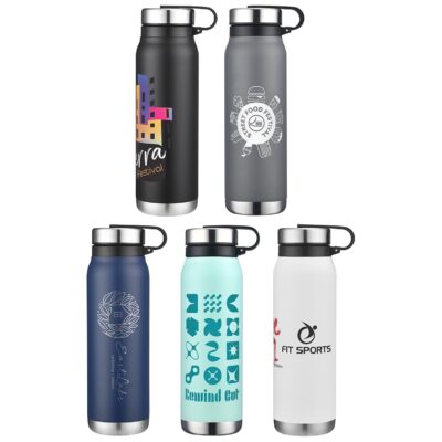 Turin 20 Oz. Vacuum Insulated Bottle with Twist Cap