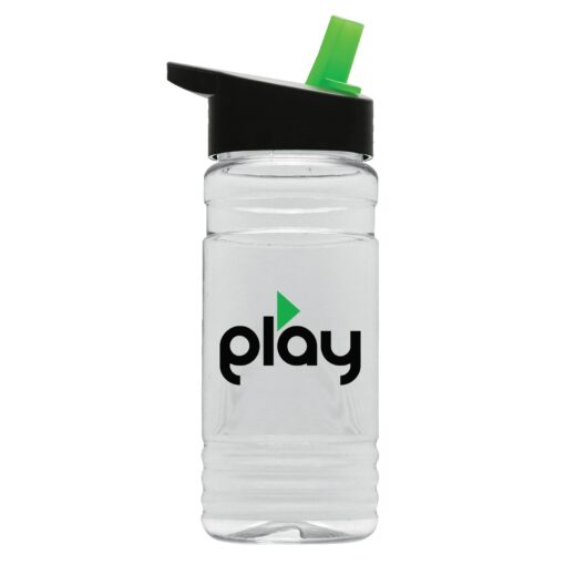 20 Oz. Transparent Sports Bottle w/Straw Handle Lid-6