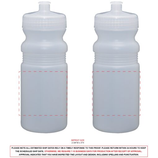 20 Oz. USA-Made Frost Bike Bottle with Push-Pull Lid-3