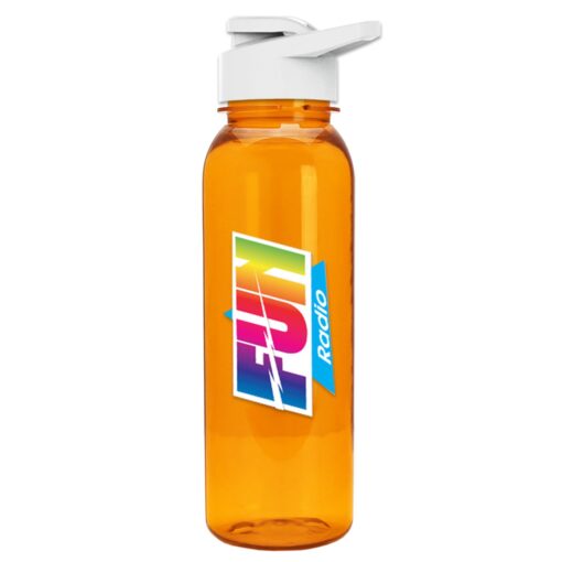 24 Oz. Outdoorsman Transparent Bottle w/Snap Lid - Digital Imprint-8