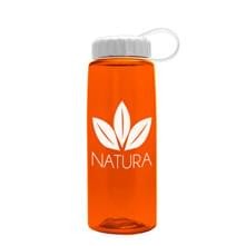 26 Oz. Transparent Flair Sports Bottle w/Tethered Lid-9