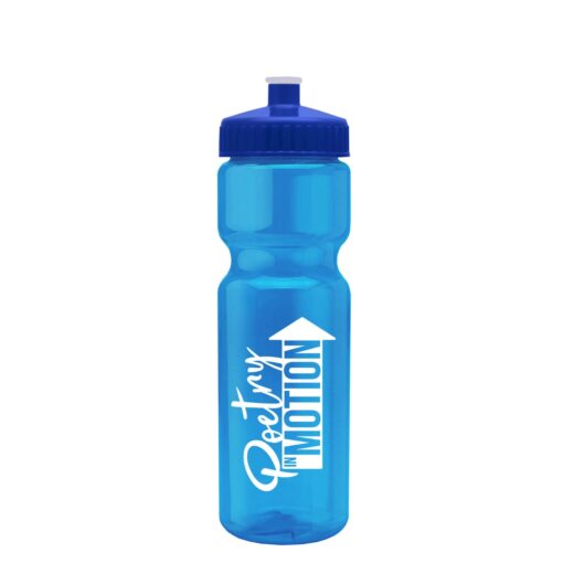 28 Oz. Champion Transparent Sports Bottle w/Push Pull Lid-2