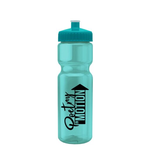 28 Oz. Champion Transparent Sports Bottle w/Push Pull Lid-4