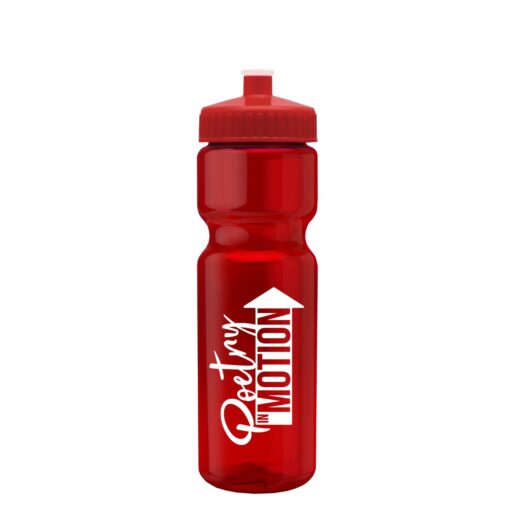 28 Oz. Champion Transparent Sports Bottle w/Push Pull Lid-6