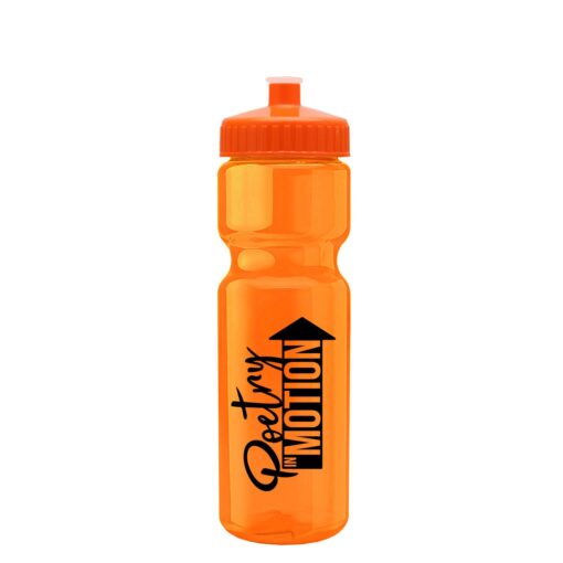 28 Oz. Champion Transparent Sports Bottle w/Push Pull Lid-7