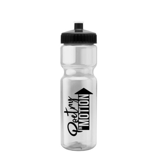 28 Oz. Champion Transparent Sports Bottle w/Push Pull Lid-9