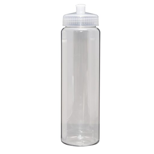 32 Oz. Clear Sport Bottle with Push-pull Lid Full Color Imprint-2