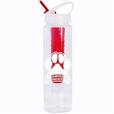 32 oz. Chillin Bottle With Color-Coordinated Infuser and Straw-1