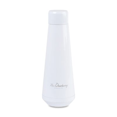 Aviana™ Wisteria Double Wall Stainless Wine Bottle - 25 Oz. - White Opaque Gloss-1