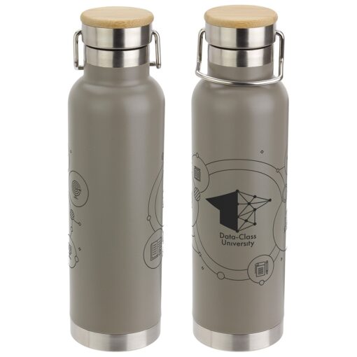 Cusano 22 oz Vacuum Insulated Stainless Steel Bottle with Bamboo Cap-7
