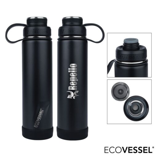 EcoVessel Boulder 24 oz. Vacuum Insulated Water Bottle-1