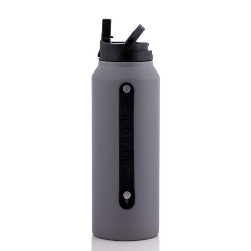 Elemental® 32oz. Sport Insulated Stainless Steel Water Bottle w/ Drinking Spout and Straw-8