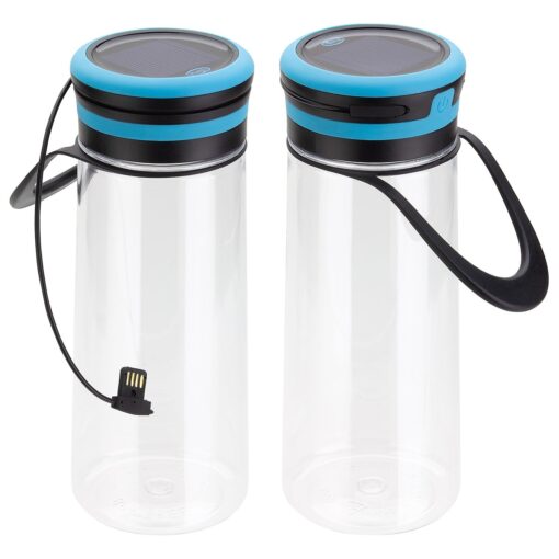 Light-Up 20 oz Tritan™ Bottle + Solar Lantern-2