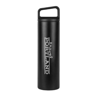 MiiR® Vacuum Insulated Wide Mouth Bottle - 20 Oz. - Black Powder-1