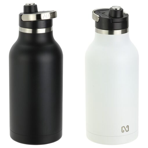 NAYAD® Traveler 64 oz Stainless Double-wall Bottle with Twist-Top Spout-2