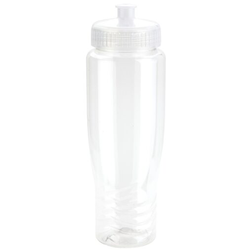 Sprint 28 oz PET Eco-Polyclear™ Bottle with Push-Pull Lid-6