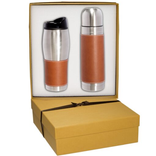 Tuscany™ Thermal Bottle & Tumbler Gift Set-4