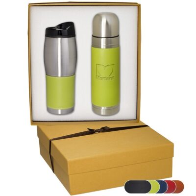 Tuscany™ Thermal Bottle & Tumbler Gift Set-1
