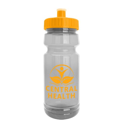 The Trainer - 24 oz. Clear Sports Bottle with Pushpull lid-6