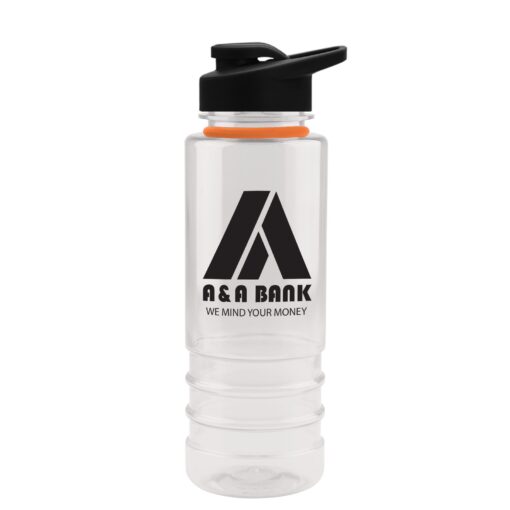 24 Oz. Admiral Tritan™ Transparent Bottle w/Flip Straw Lid & Accent Collar-6