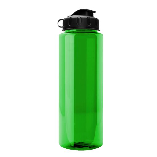 32 Oz. Transparent Guzzler Sports Bottle w/Flip Top Lid-10
