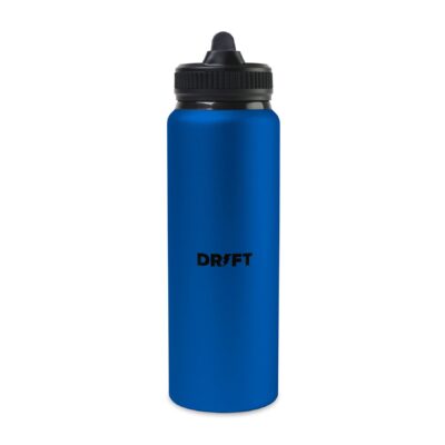Jett Aluminum Straw Lid Hydration Bottle - 32 Oz. - Sport Blue-1