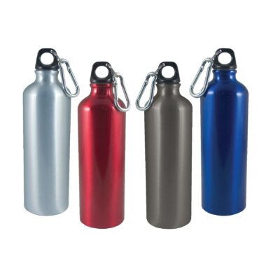 AL25-25 Oz. Aluminum Bottle w/Carabiner - BPA Free-1
