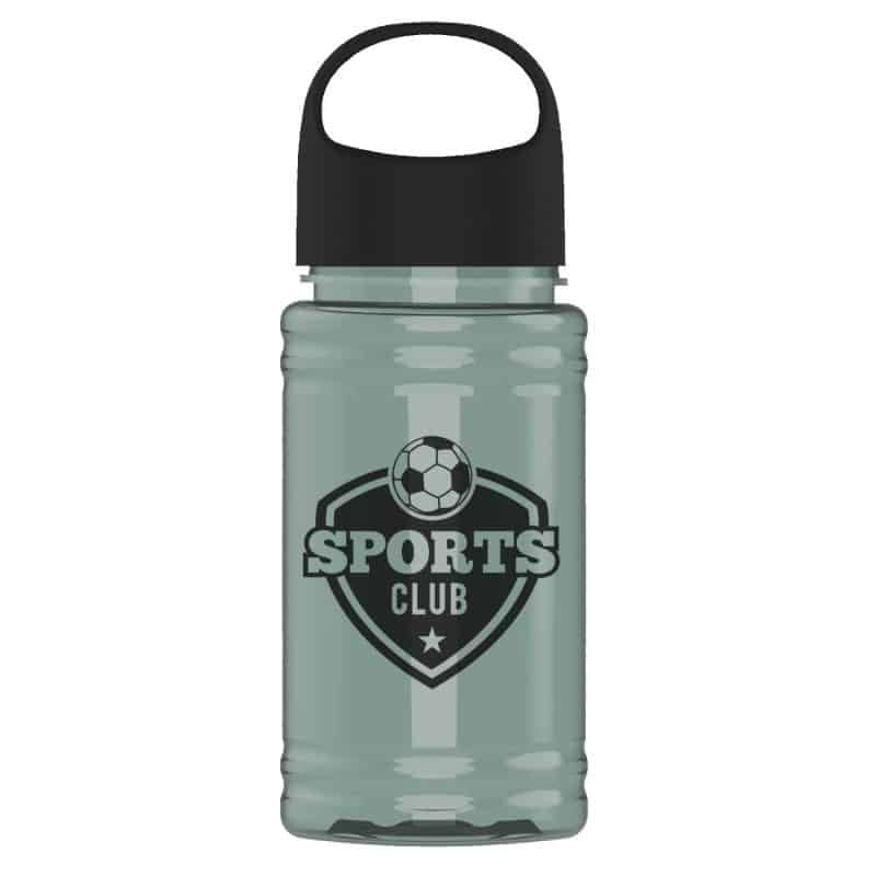 16 Oz. Upcycle Mini Rpet Bottle w/Oval Crest Lid - 3