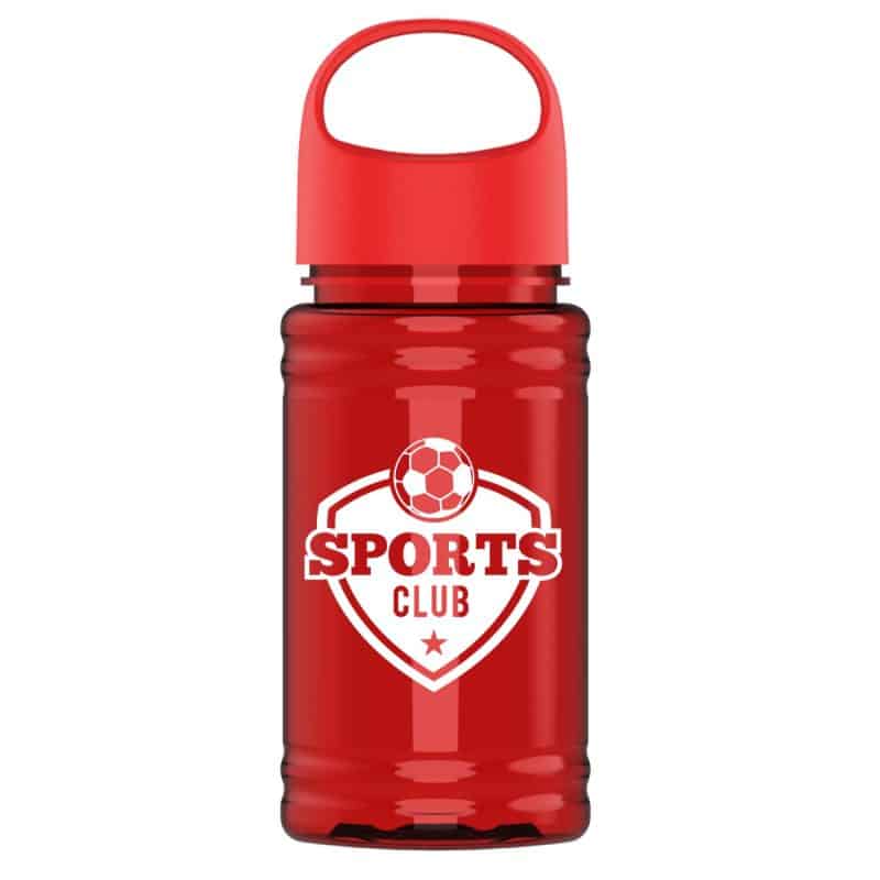 16 Oz. Upcycle Mini Rpet Bottle w/Oval Crest Lid - 6