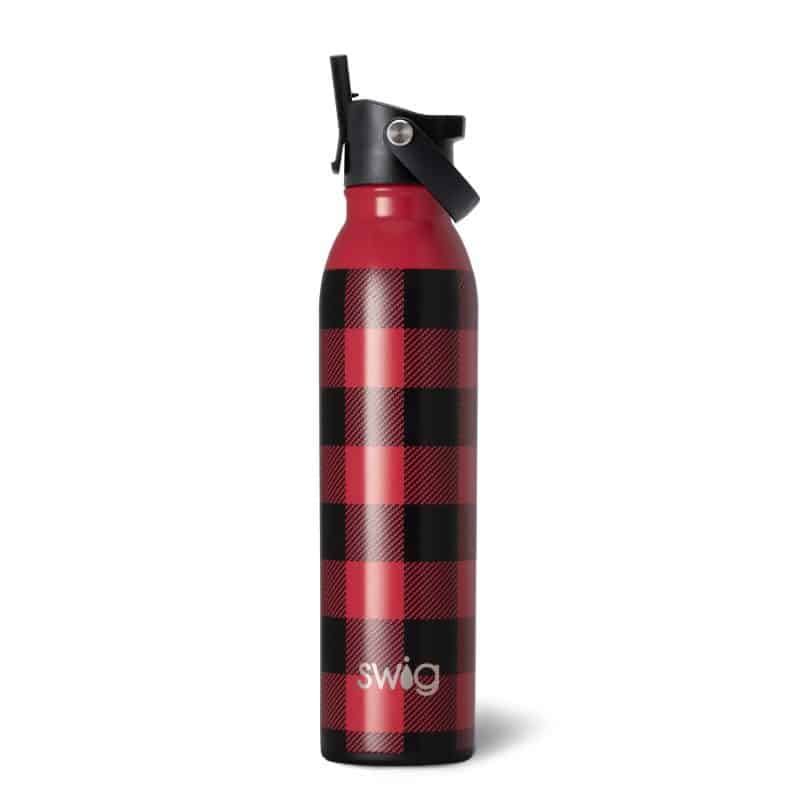 20 Oz. Swig Life Buffalo Plaid Stainless Steel Bottle - 2