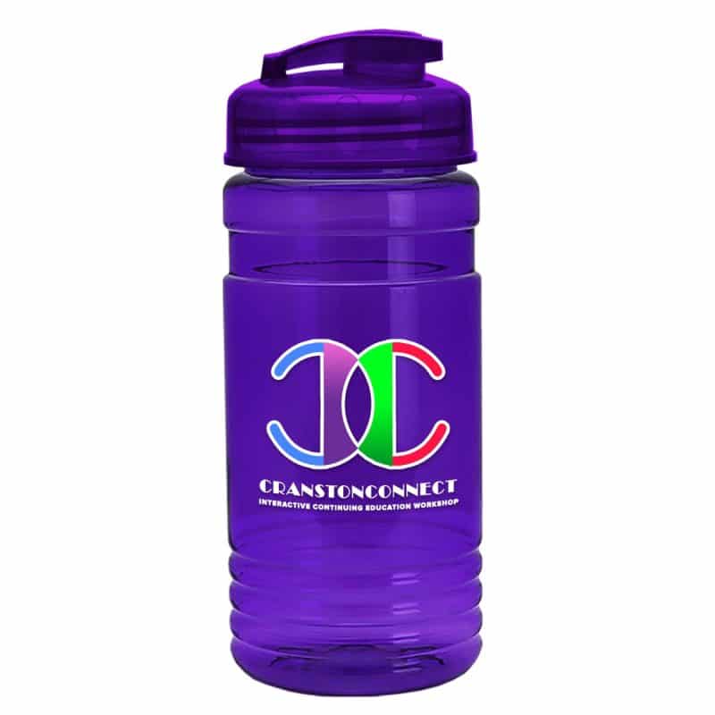 20 Oz. Upcycle Rpet Bottle w/Usa Flip Top Lid - Digital - 3