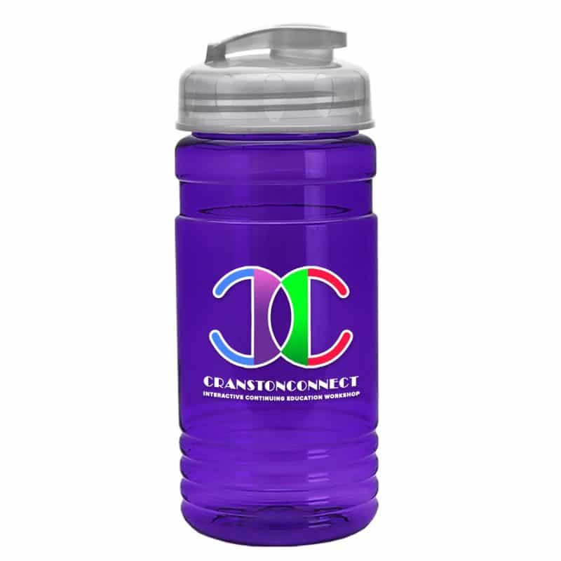 20 Oz. Upcycle Rpet Bottle w/Usa Flip Top Lid - Digital - 4