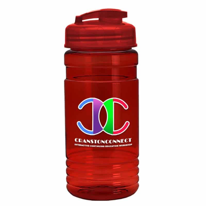 20 Oz. Upcycle Rpet Bottle w/Usa Flip Top Lid - Digital - 5