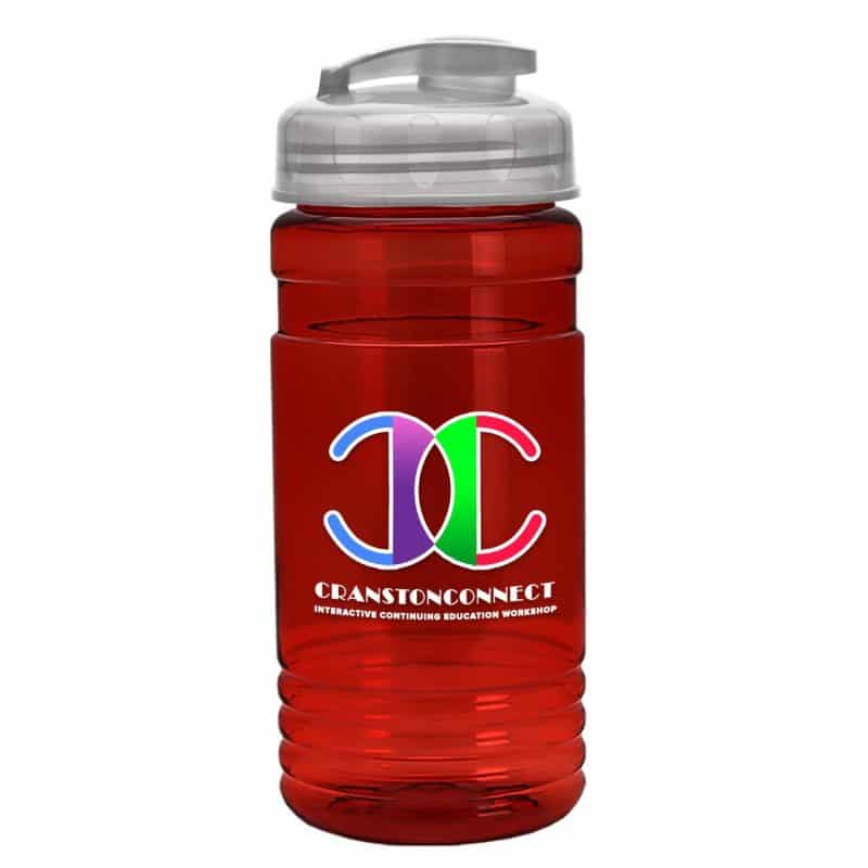20 Oz. Upcycle Rpet Bottle w/Usa Flip Top Lid - Digital - 6