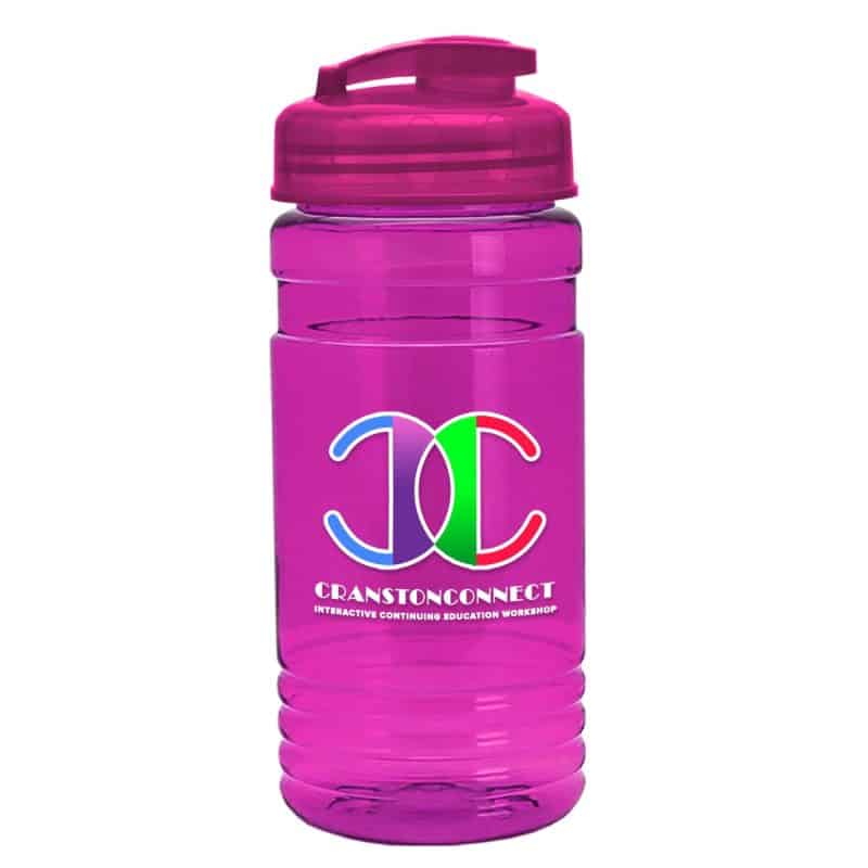 20 Oz. Upcycle Rpet Bottle w/Usa Flip Top Lid - Digital - 7