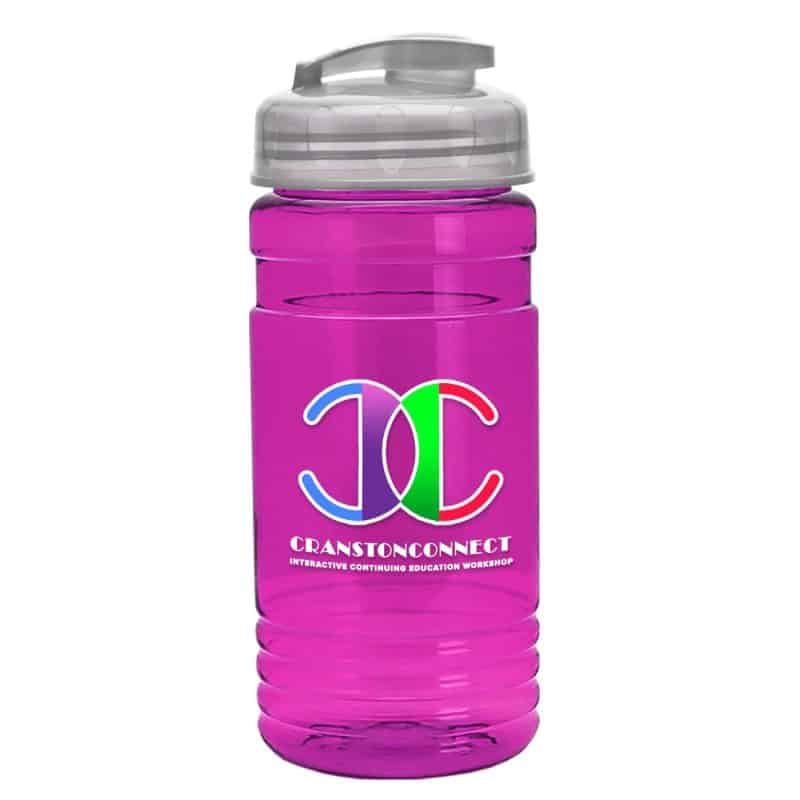 20 Oz. Upcycle Rpet Bottle w/Usa Flip Top Lid - Digital - 8