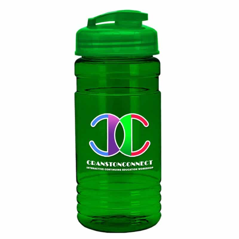 20 Oz. Upcycle Rpet Bottle w/Usa Flip Top Lid - Digital - 9