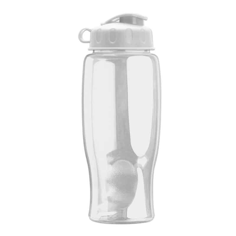 27 Oz. Transparent Bottle w/Flip Lid - Digital - 1