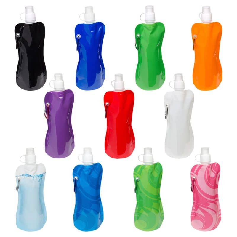 Flex Foldable 16 oz Water Bottle with Carabiner - 1