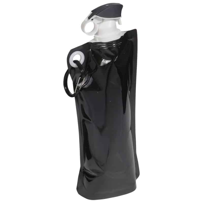 Flip Top Foldable Water Bottle with Carabiner - 1