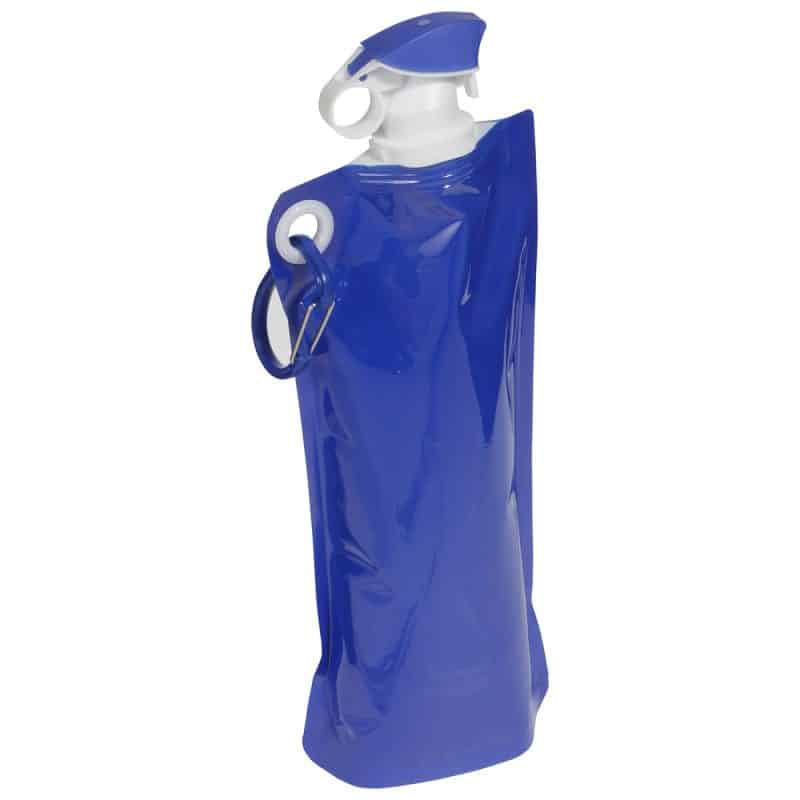 Flip Top Foldable Water Bottle with Carabiner - 4