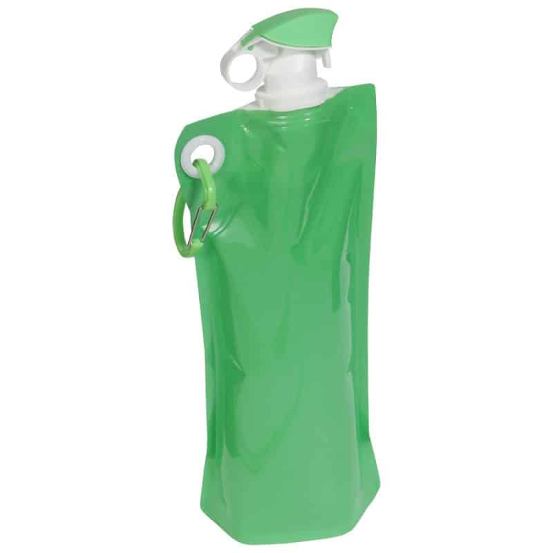 Flip Top Foldable Water Bottle with Carabiner - 6