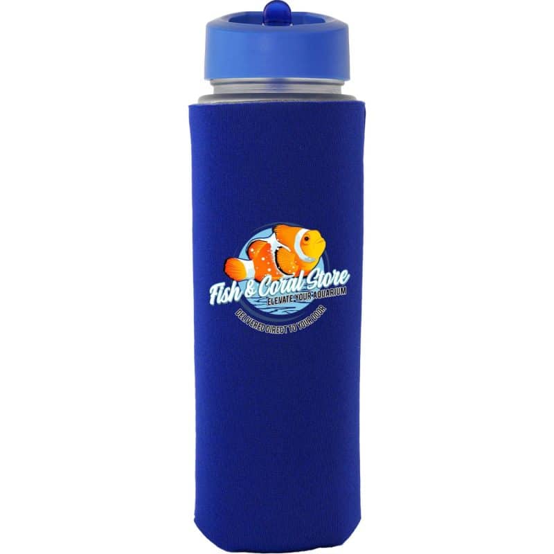 Pop Up 22 oz. Frosted Glass Sleeve Bottle - 8