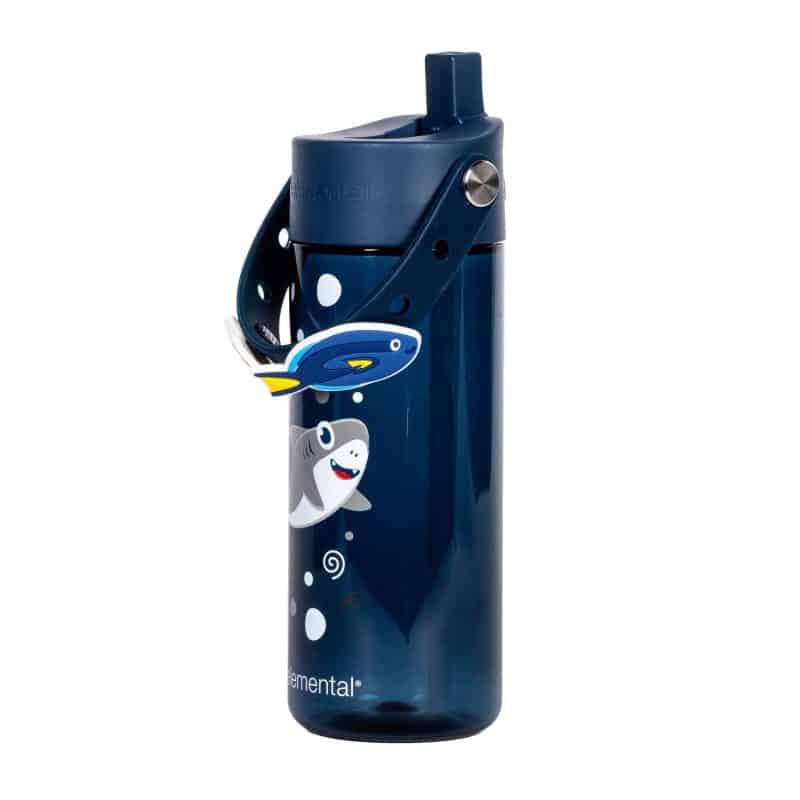 Elemental® 18oz Splash Charm Bottle with Drinking Spout and Straw - 1