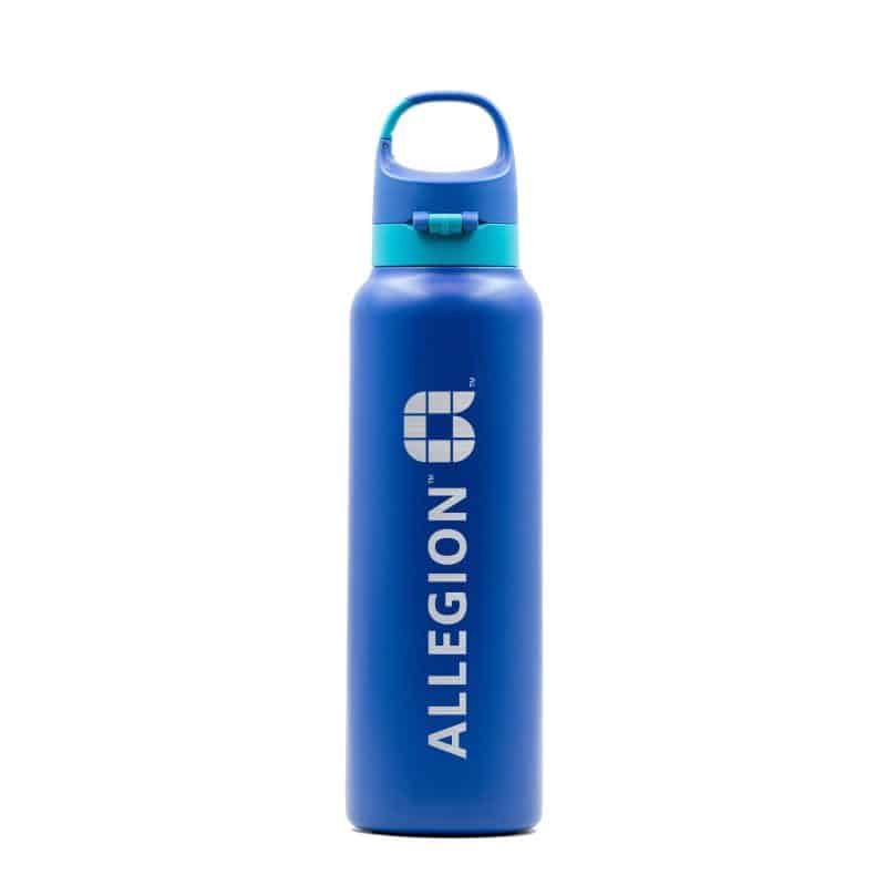 Vapur® Chill 20oz Insulated Water Bottle Admiral Blue with Malibu Teal Trim - 2