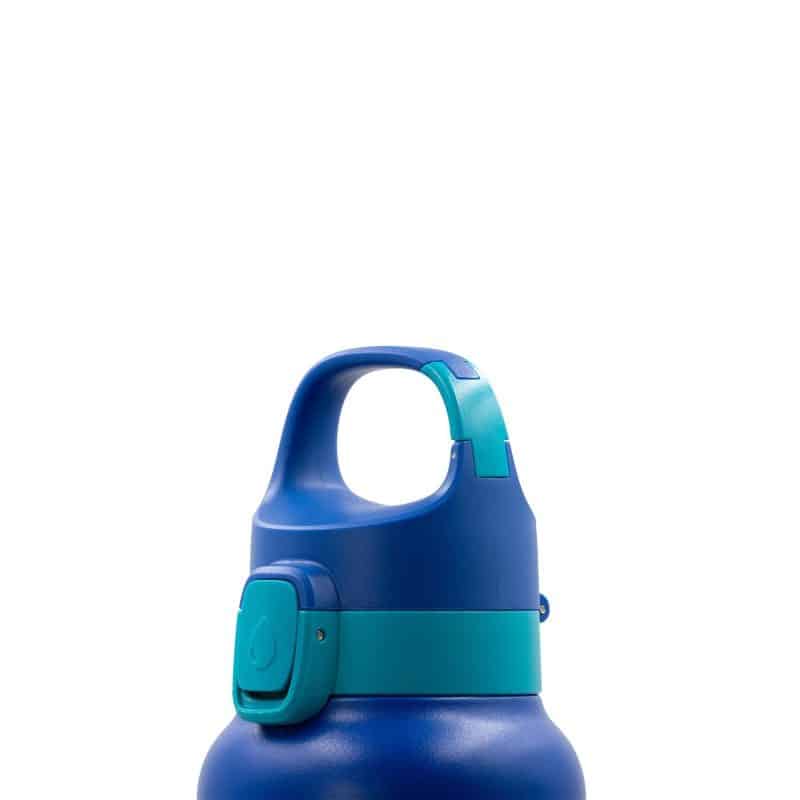 Vapur® Chill 20oz Insulated Water Bottle Admiral Blue with Malibu Teal Trim - 4